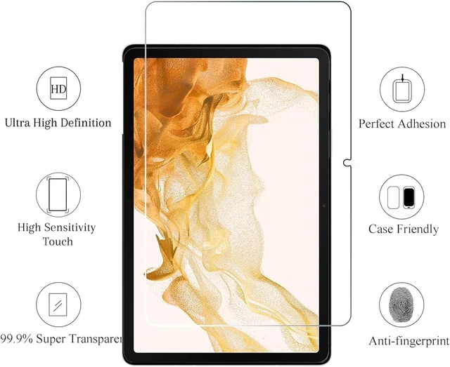 Alt view image 2 of 6 - 2Pack Screen Protector for Galaxy Tab S8 Plus/S7 FE/S7+ 12.4 inch