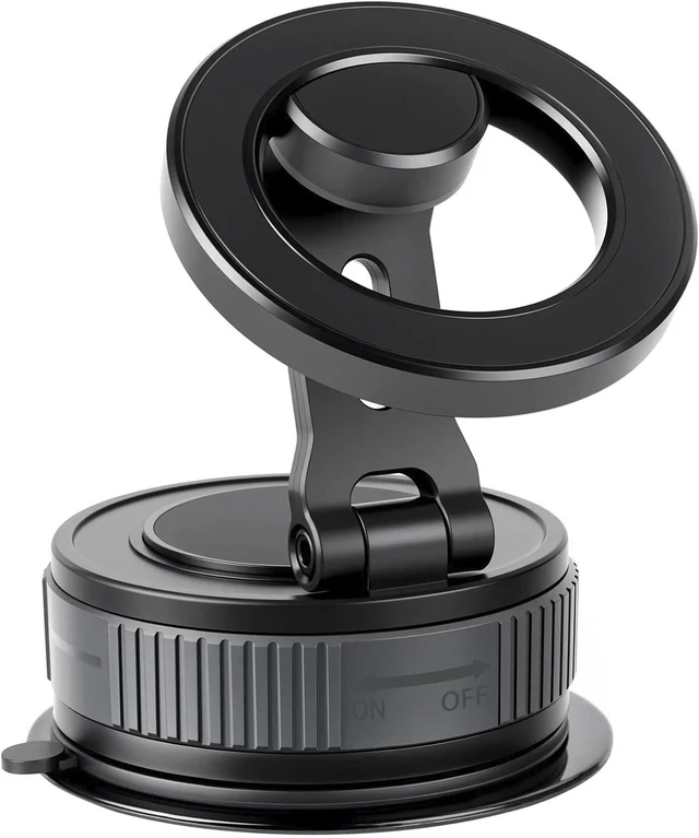 Main image of Car Phone Holder for Magsafe 360 Degree Rotation Adjustable Car Phone Mount Dashboard Windshield Vacuum Magnetic Holder for All Cellphone