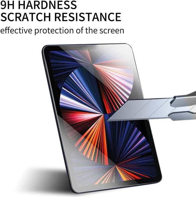 Alt view image 4 of 7 - 2-pack screen protector for iPad Mini 4 Mini 5 2019 (7.9 inches) tempered glass ultra-clear and transparent (2 pack)