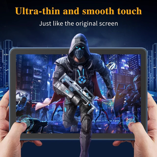 Alt view image 6 of 7 - 2-Pack Screen Protector for Fire HD 10 (2023/2021 13th/11th Generation) Kids/Plus/Kids Pro 10.1 inch Tablet 9H Hardness Tempered Glass Guard Anti-Scratch Bubble-Free Ultra HD Clear