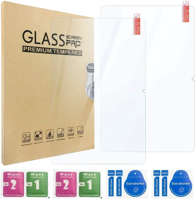 Alt view image 6 of 6 - 2-Pack Screen Protector Compatible with Galaxy Tab S9 FE 10.9/ S9/ S8/ S7 11.0 Tempered Glass Film Anti-Scratch 9H Hardness Easy Installation (SM-X710/X700/X706/T870/T875/T878)