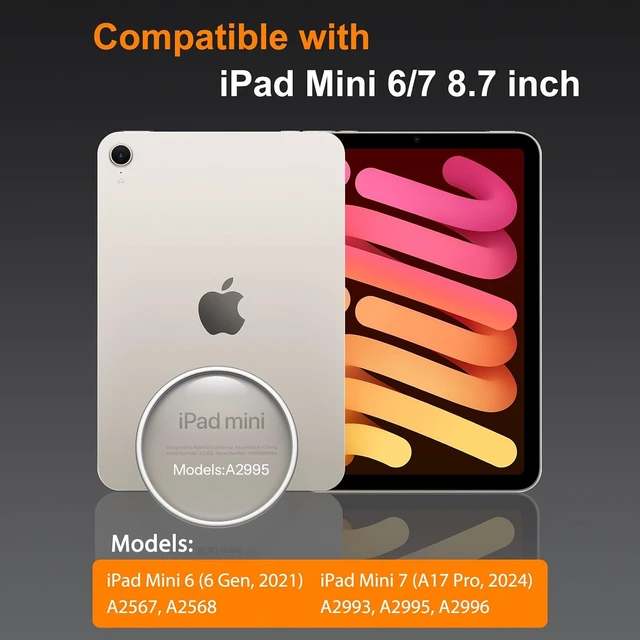 Alt view image 2 of 7 - Screen Protector for iPad Mini 7/6 (7th/6th Generation) 8.3 Inch