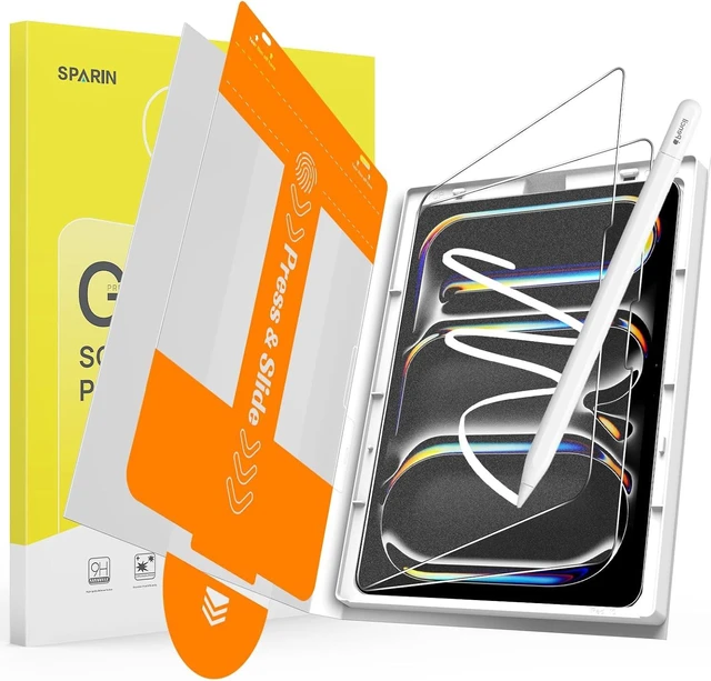 Main image of 2 Pack Paper Glass Screen Protector for iPad Pro 13 Inch M5/M4