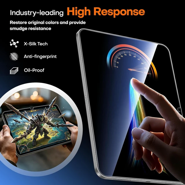 Alt view image 6 of 7 - 2Pack Screen Protector for iPad A16 2025 11th 11 (10th Gen 2022 10.9