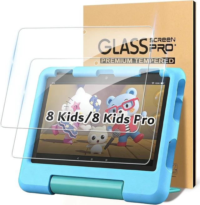 Main image of 2Pack Screen Protector for 8 Kids Pro/8 Kids Tablet 9H Hardness Tempered Glass for 8 Kids 8 Scratch-Resistant HD Screen Protector