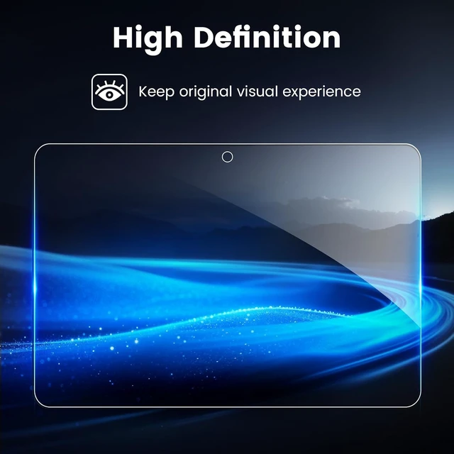 Alt view image 4 of 7 - 2Pack Screen Protector for 8 Kids Pro/8 Kids Tablet 9H Hardness Tempered Glass for 8 Kids 8 Scratch-Resistant HD Screen Protector