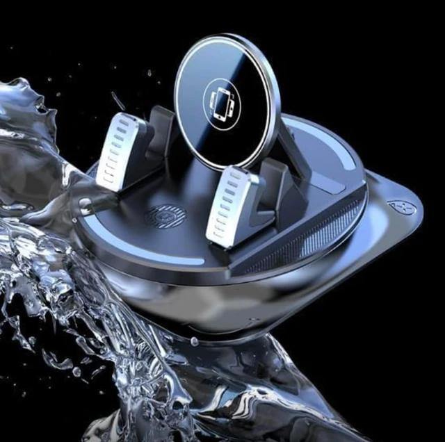 Alt view image 3 of 7 - New 360°Dashboard Car Phone Holder Dashboard Phone Holder with Vacuum Suction Technology Essential Phone Holders with Strong Suction Cup for All Smartphones Universal Windshield Adhesive Mount(1 PCS)