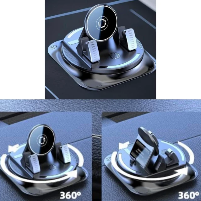 Alt view image 5 of 7 - New 360°Dashboard Car Phone Holder Dashboard Phone Holder with Vacuum Suction Technology Essential Phone Holders with Strong Suction Cup for All Smartphones Universal Windshield Adhesive Mount(1 PCS)
