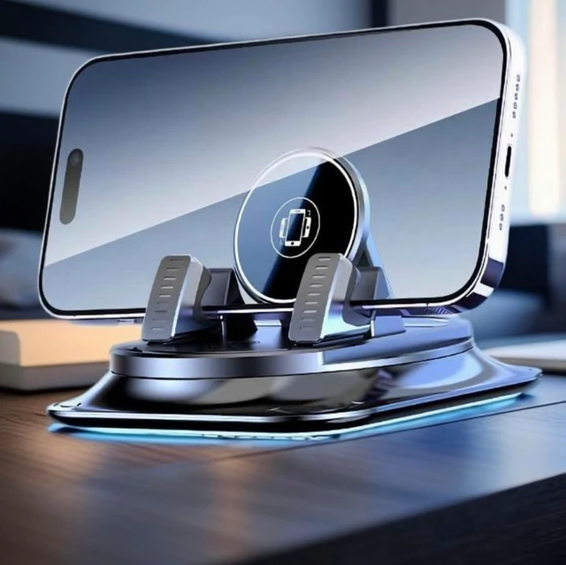 Alt view image 4 of 7 - New 360°Dashboard Car Phone Holder Dashboard Phone Holder with Vacuum Suction Technology Essential Phone Holders with Strong Suction Cup for All Smartphones Universal Windshield Adhesive Mount(1 PCS)