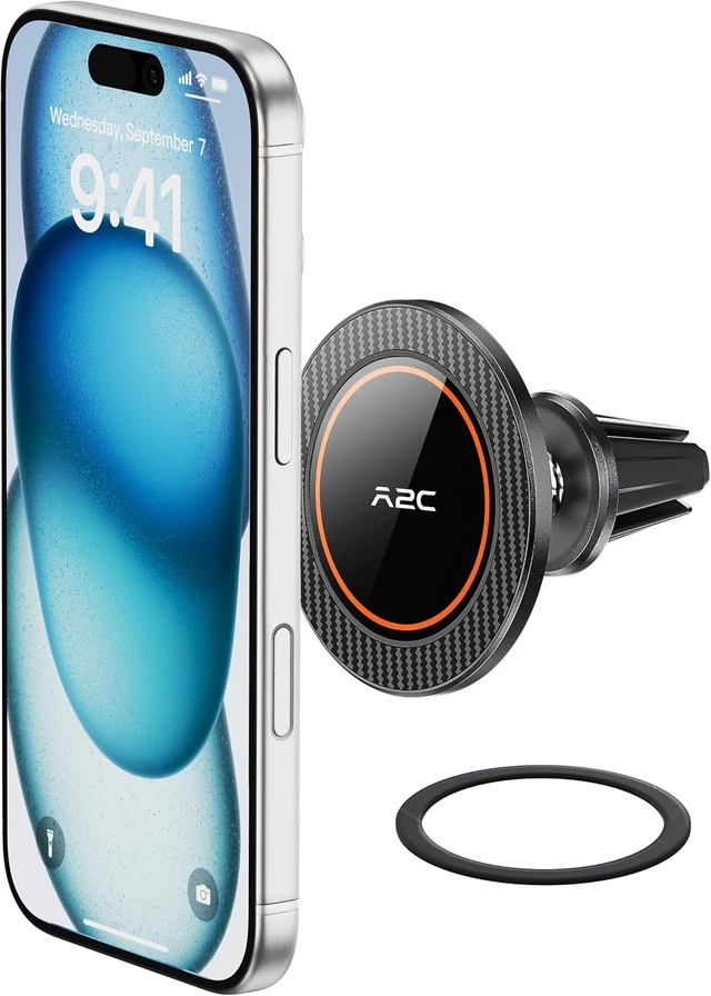 Main image of for MagSafe Car Mount One-Piece Magnetic Phone Holder for Car Vent