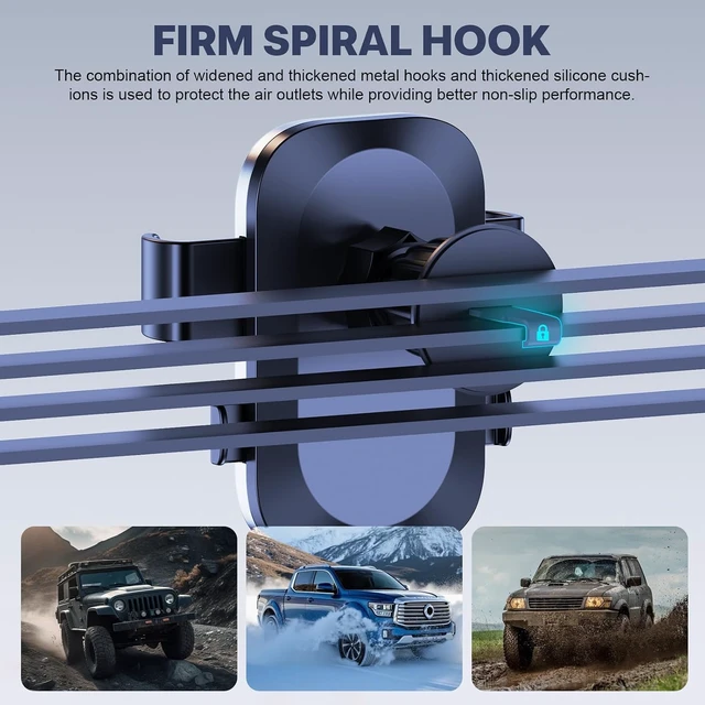 Alt view image 6 of 7 - Car Phone Holder air Vent car Mount Suitable for 4.4-6.8 inches Black
