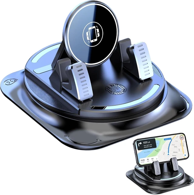 Main image of Car Dashboard Phone Holder 360 Degree Rotatable Car Phone Holder 2026 New Non-Slip Dashboard Cell Phone Holder Universal Car Phone Mount Stand for Most Size PhonesB