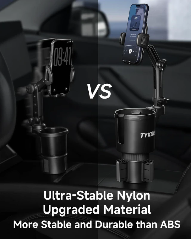 Alt view image 6 of 7 - Cup Holder Phone Holder for Your Car 2 in 1 Cup Holder Phone Mount