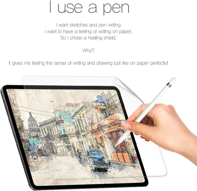 Alt view image 7 of 7 - Screen Protector for HUION Kamvas 13 (Gen 3 2024) Light Anti Glare Paper Texture Feeling Matte Film kamvas13-gen3