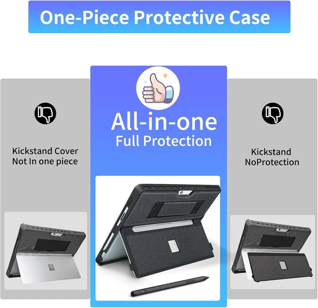 Alt view image 3 of 7 - Case for 13 Microsoft Surface Pro 12th 2026/11/10/9/8 Black