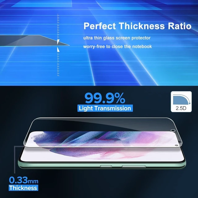 Alt view image 4 of 7 - 2 Pack Tempered Glass Screen Protector for Galaxy Tab A 10.1 (2019) Galaxy Tab A 10.1 SM-T515/T510 9H Hardness High Definition Anti-Scratch