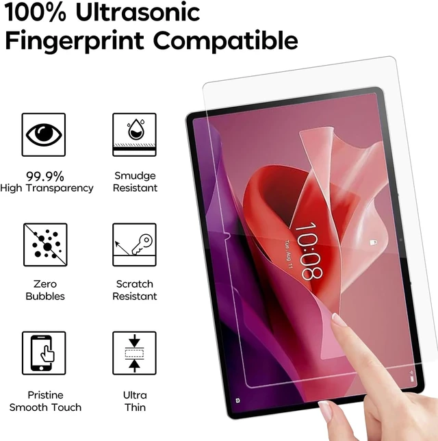 Alt view image 5 of 7 - 2 Pack Tempered Glass Screen Protector for Galaxy Tab A 10.1 (2019) Galaxy Tab A 10.1 SM-T515/T510 9H Hardness High Definition Anti-Scratch