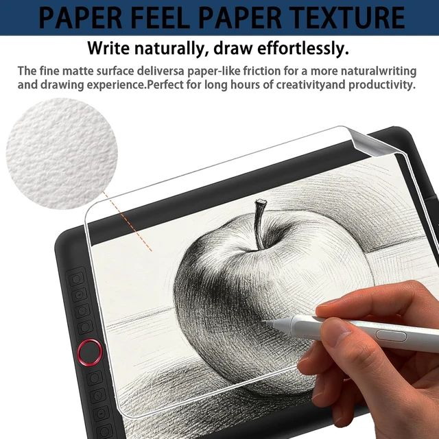 Alt view image 3 of 7 - 2-Pack Paperfeel Screen Protector Work with HUI ON KAMVAS Pro 16
