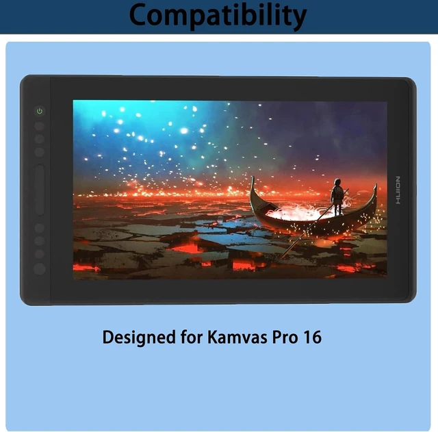 Alt view image 4 of 7 - 2-Pack Paperfeel Screen Protector Work with HUI ON KAMVAS Pro 16