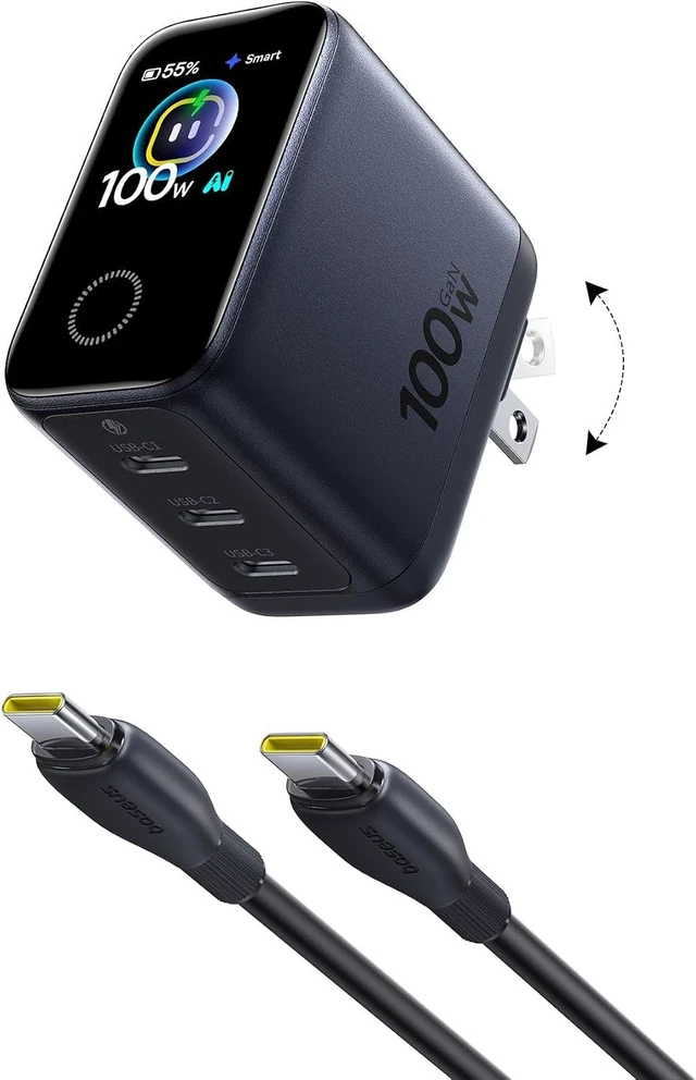 Main image of PicoGo Pro AH22 100W USB C Charger Fast Charging with Smart Display
