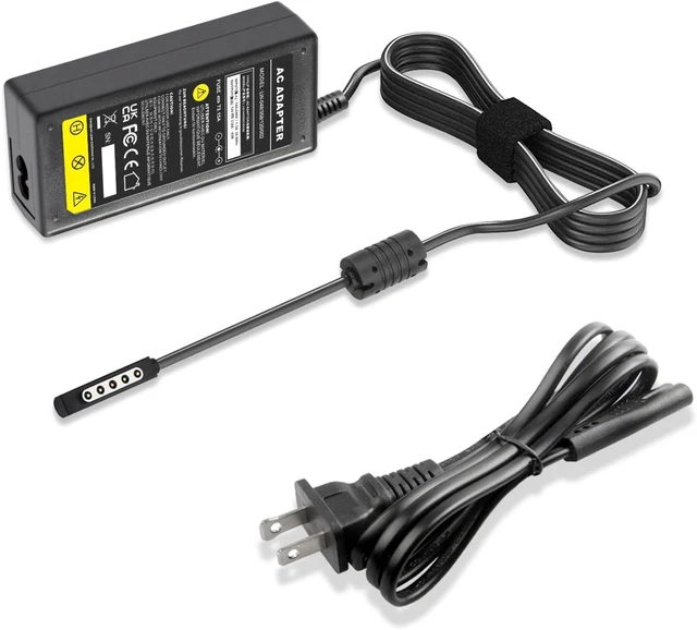 Alt view image 7 of 7 - 48W 12V 3.58A Charger for Surface Pro 1 Compatible with RT