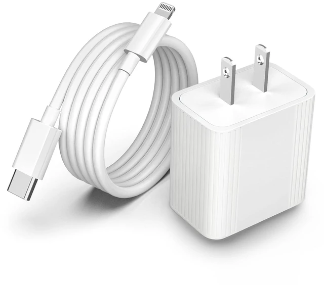 Main image of iPhone Fast Charger Cable Fast Charger iPhone 20W PD USB C Wall Charger Type C Power Adapter Lightning Cable Fast Charging Plug Compatible with iPhone14/13 Pro/12/11/XS/Max/XR/X/8 Plus/SE 2022 iPad