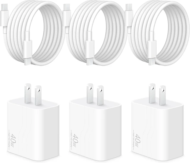 Main image of 40W Type C Charger Fast Charging for iPhone Duo/18 Pro Max/17/16/15 Charger