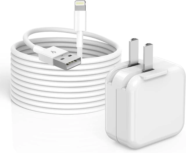 Main image of iPad Charger Fast Charge iPhone 10FT i-Pad Charging Cord 12W i Pad Charger Fast Charging Block Foldable Portable Travel Plug with Extra Long Lightning Cable Cord Compatible with iPad/iPhone/Airpod