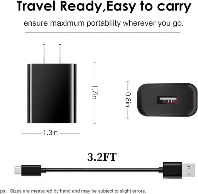Alt view image 7 of 7 - 5V Fast USB Type C Charger for Android Tablet Cwowdefu Dreamtab ONN Aocwei Byybuo New Amazon Kindle 2024 11th 12th Fire 7 HD 8 10 Max 11 Pro/ Galaxy Tablet Charging Cable