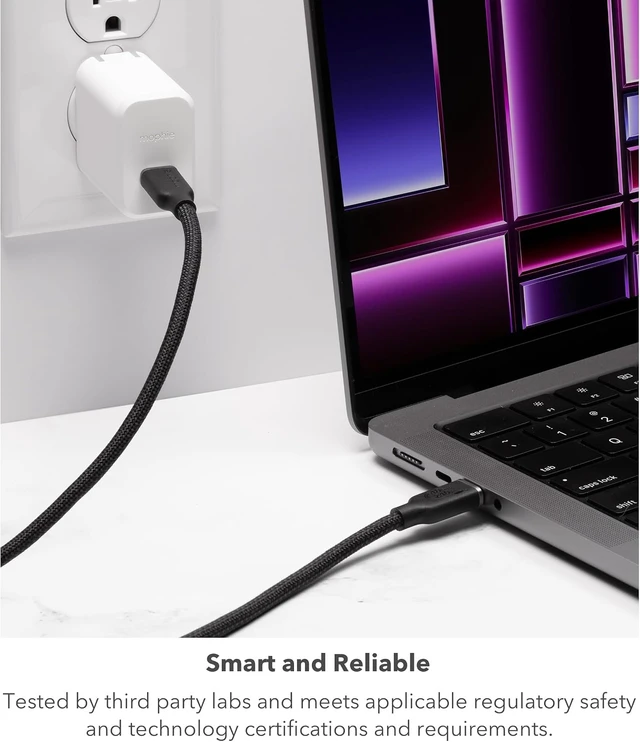 Alt view image 6 of 6 - Mophie speedport 30-30W USB-C GaN Fast Wall Charger