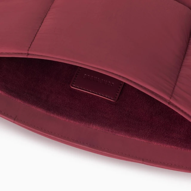 Alt view image 3 of 5 - Puffy Laptop Sleeve 13 Inch 14 Inch Quilted Puffer Laptop Carrying Case for Women Pillow Case Compatible with MacBook Air/Pro M5 M4 M3 M2 Pro/Max 2026 13 MacBook Neo A18 Wine Red