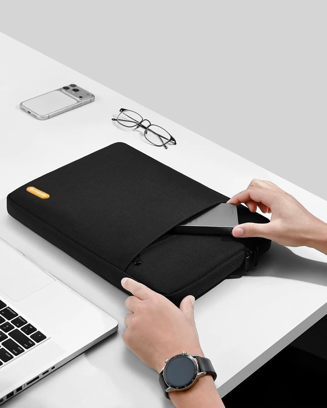 Alt view image 5 of 5 - Bagasin 15 15.6 16 Inch Laptop Sleeve Case for MacBook Pro