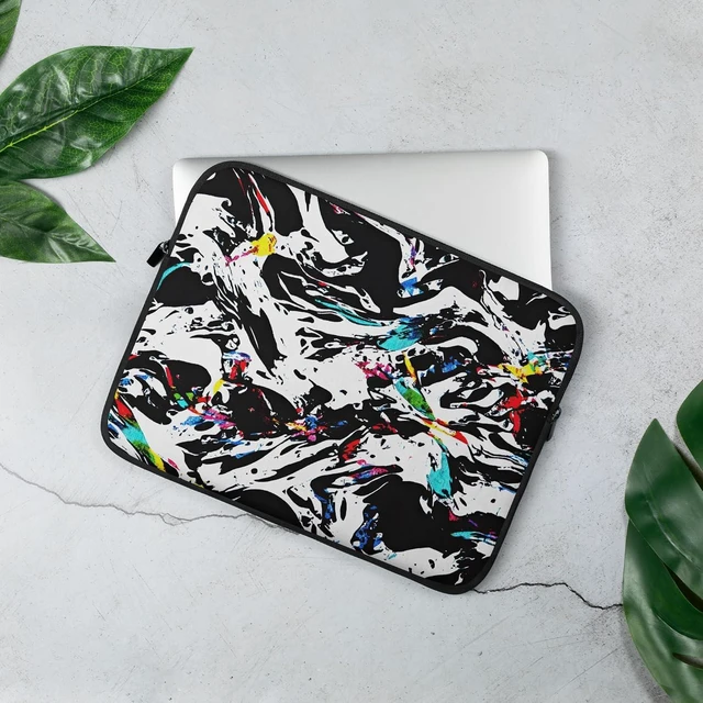 Alt view image 4 of 4 - Printed Laptop Sleeve with Graphic Design Laptop Bag Graphic Laptop Sleeve