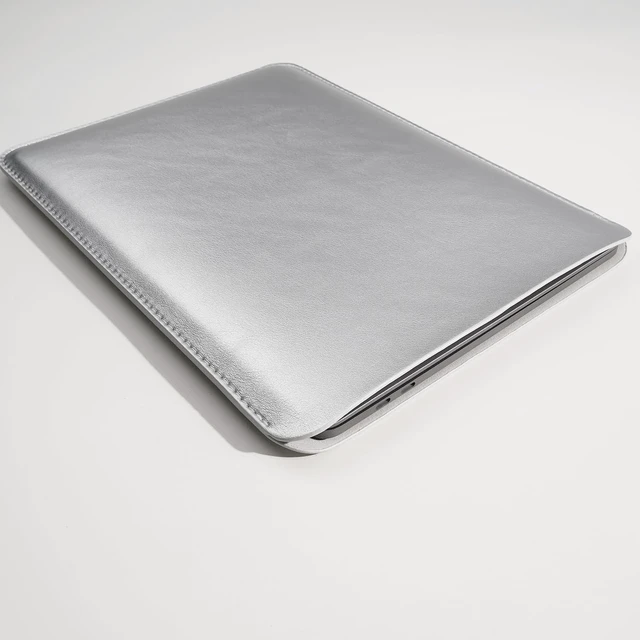 Alt view image 5 of 7 - Laptop Sleeve 13 Inch Compatible with 2024 MacBook Air 13 A3113 M3 A2686 M2 New MacBook Pro 13 M2 M1 Color Silver