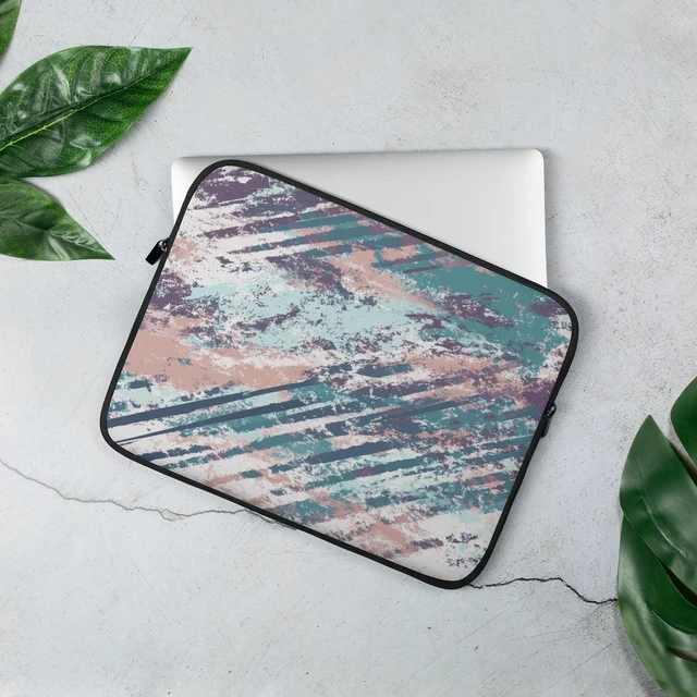 Alt view image 4 of 4 - Modern Printed Laptop Sleeve with Graphic Design Laptop Bag Graphic Laptop Sleeve