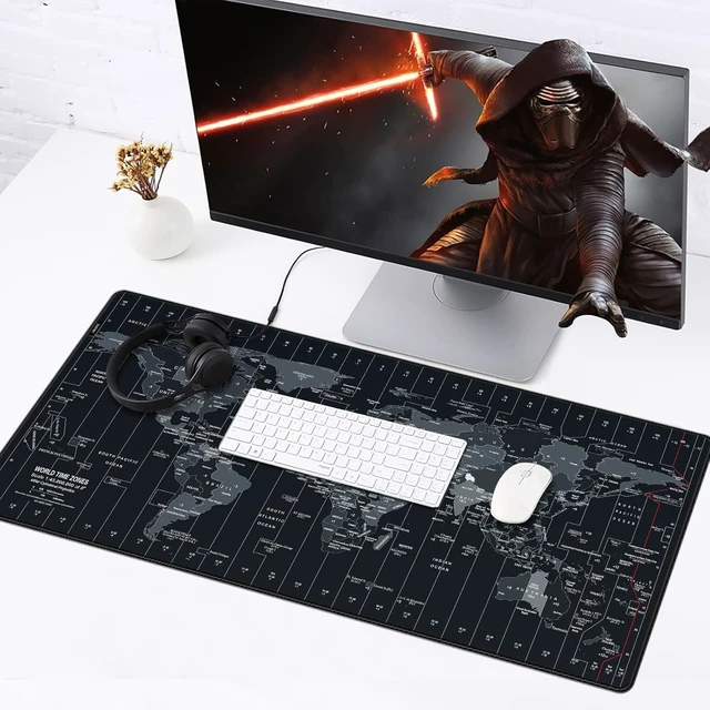 Alt view image 6 of 7 - Large Gaming Mouse Pad Extended XXL Desk Mat 35.4×15.7 Inches Map