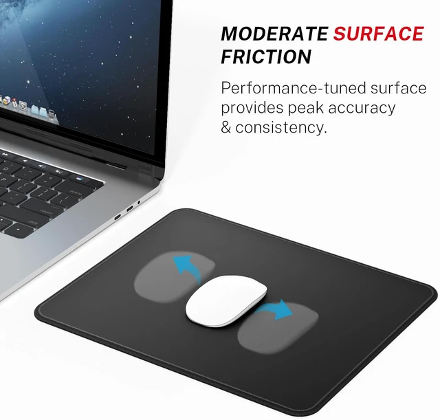 Alt view image 2 of 6 - Essential Gaming Mouse Pad 50% Expanded Size 14 x 11 in Black