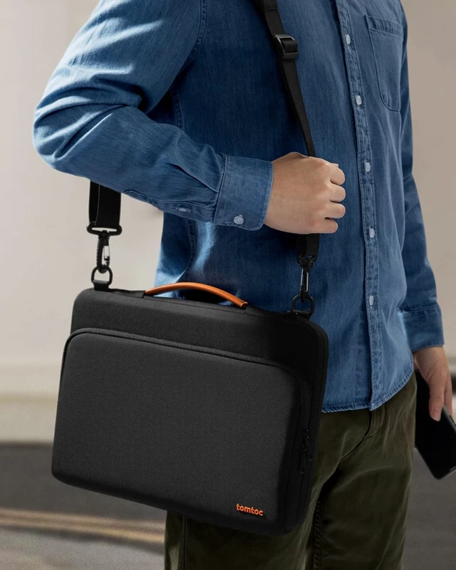 Alt view image 2 of 7 - 360° Protective Laptop Shoulder Bag for 13-inch MacBook Air M5/A3449