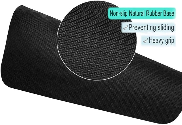 Alt view image 6 of 6 - 2027 Black Calendar Mouse Pad Sewn Edge Anti Slip Rubber Office Mouse Pad