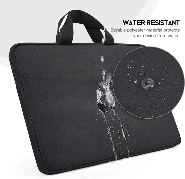 Alt view image 6 of 7 - 18-19 inch Gaming Laptop Case Sleeve for Alienware 18 Area-51 / m18 / m18 R2 Scar 18 2025 2024 / Strix G18 Predator Helios 18 / Neo 18 Padded Laptop Carrying Bag Cover w/Handle-Black