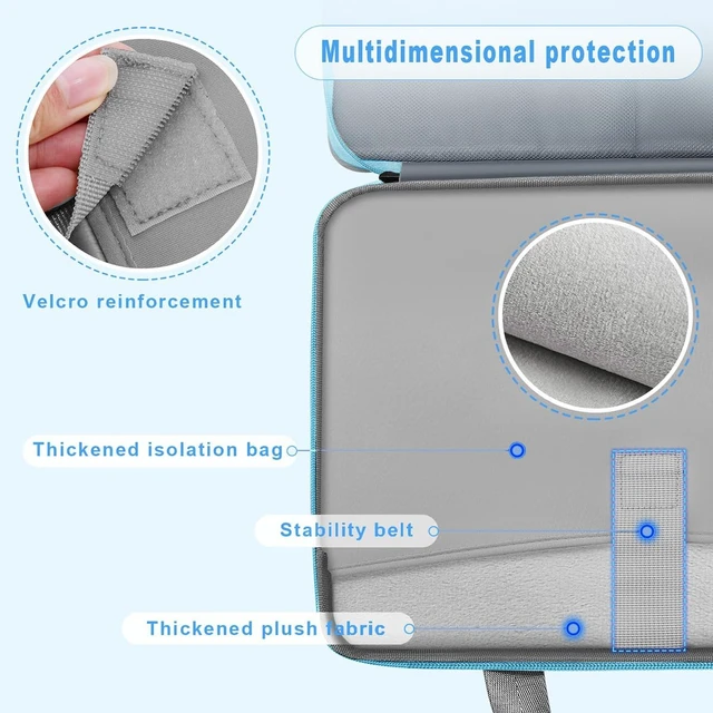 Alt view image 5 of 6 - Expandable Laptop Case 15.6 Inch Protective Sleeve G01Y01