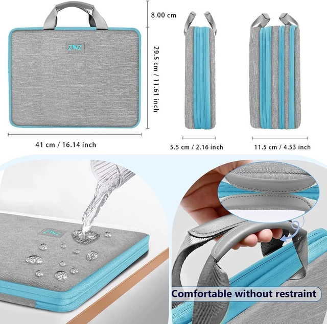 Alt view image 3 of 6 - Expandable Laptop Case 15.6 Inch Protective Sleeve G01Y01