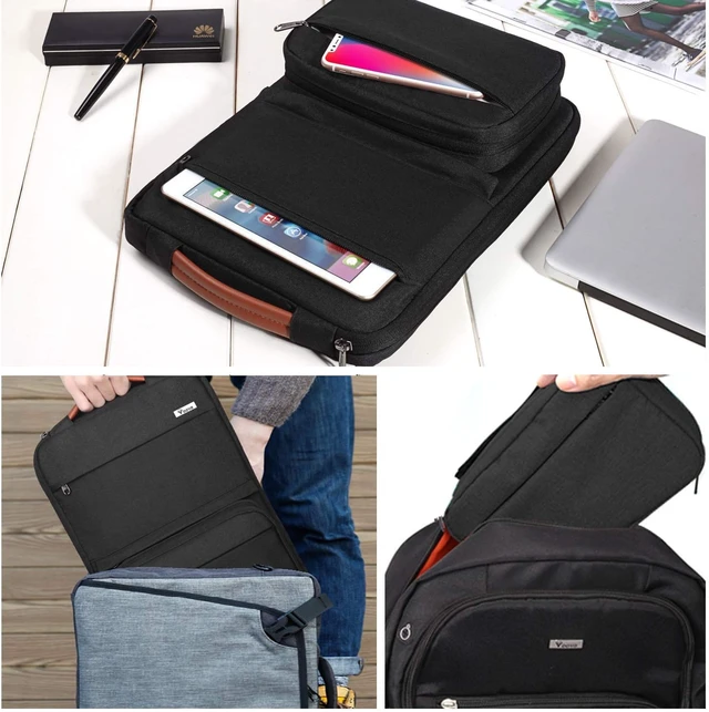 Alt view image 7 of 7 - 15.6-15 Inch Laptop Sleeve Laptop Case MacBook Sleeve Black
