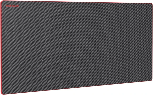 Main image of Real Carbon Fiber Desk Pad Mouse Pad for Gaming&Work 900x400mm Large Size