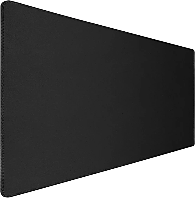Main image of 31.5 x 15.7 Inch Large Gaming Mouse Pad with Extended Stitched Edges Black