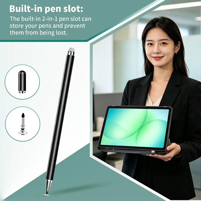 Alt view image 2 of 7 - for iPad 11th (A16) Case+Stylus Pen Set for iPad 10th Gen