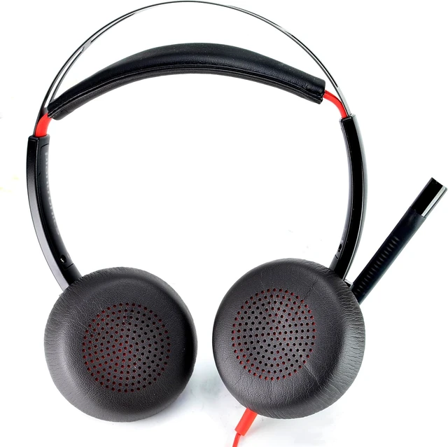 Alt view image 6 of 7 - Defean Earpads for Plantronics Voyager Focus UC B825/1&2 UC Headset