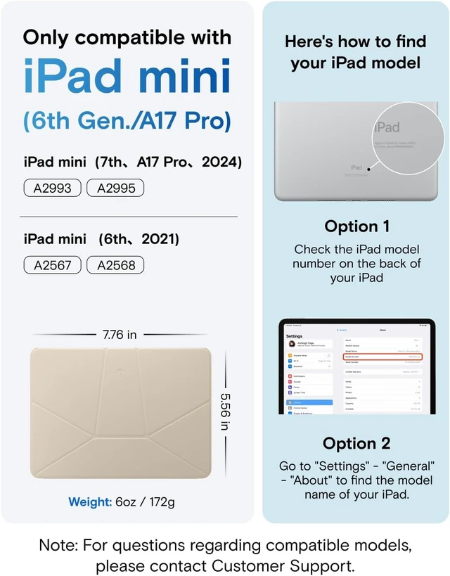 Alt view image 2 of 7 - Dynamic Folio Case for iPad mini 7th A17 Pro & iPad mini 6th A15