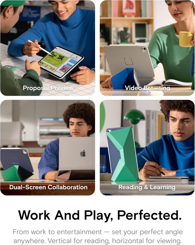 Alt view image 5 of 7 - Dynamic Folio Case for iPad mini 7th A17 Pro & iPad mini 6th A15