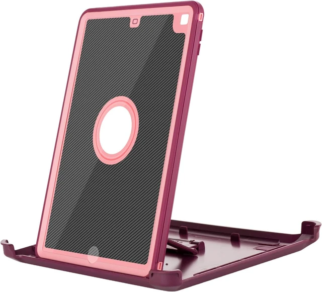 Alt view image 5 of 7 - iPad 9th/8th/iPad 7th Gen Case iPad 10.2 2019/2020/2021 Case Heavy Duty Shockproof Triple Layer Defense for New iPad 7th/8th/9th Generation 10.2-inch 2019/2020 2021 Release(Purple)